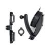 ZIRANU Vehicle Radio Microphone Holder with Suction Cup Base 2 in 1 Car Mount Car Dashboard Transceiver Mount for Transceivers view 1