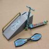 SUNGDOGIN Finger Skateboard Park Set Ramp Props Blue Head Scooter Dynamic Board Set Suitable for Sports Enthusiasts Present view 4
