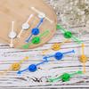 12pcs Arrow Game Spinners, 4 Colors Plastic Spinner Game Pointer Accessories Magnetic Spinners for Classroom Board Game Spinners for Activities DIY Projects (Green, Yellow, White, Blue) view 4