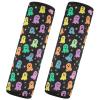 2 Pack Colorful Cartoon Halloween Elements Seat Belt Covers Fashion Car Seat Belt Cushion Car Seat Shoulder Protector Protect Your Neck and Shoulder view 1