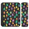 2 Pack Colorful Cartoon Halloween Elements Seat Belt Covers Fashion Car Seat Belt Cushion Car Seat Shoulder Protector Protect Your Neck and Shoulder view 2