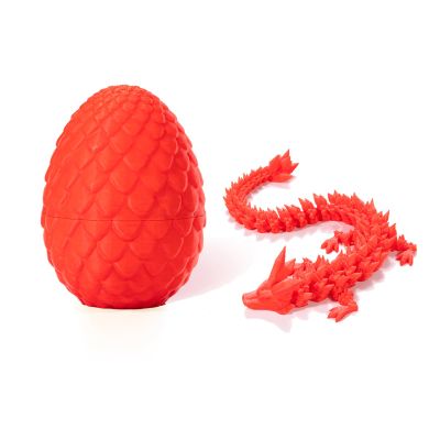 3D Printed Dragon Eggs with Dragon Inside, Home Office Decor Executive Desk Toys, Adults Fidget Toys for Autism/ADHD
