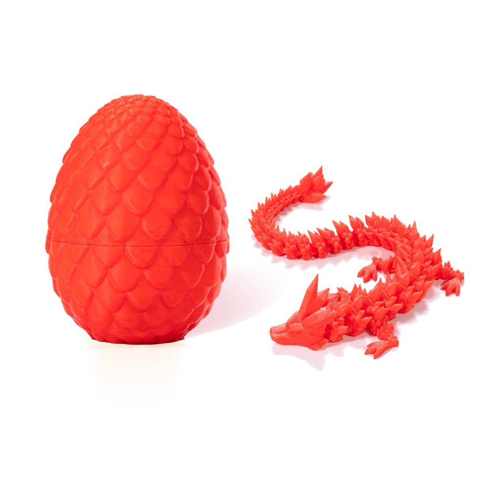 3D Printed Dragon Eggs with Dragon Inside, Home Office Decor Executive Desk Toys, Adults Fidget Toys for Autism/ADHD
