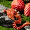 3D Printed Dragon Eggs with Dragon Inside, Home Office Decor Executive Desk Toys, Adults Fidget Toys for Autism/ADHD view 3