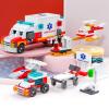 Vilbocr Ambulance Building Blocks Toy (122 Pieces)  7 in 1 Emergency Vehicle Set, STEM Learning Creative Play, DIY Construction Toy for Kids Ages 6-12, Gift for Boys & Girls view 4
