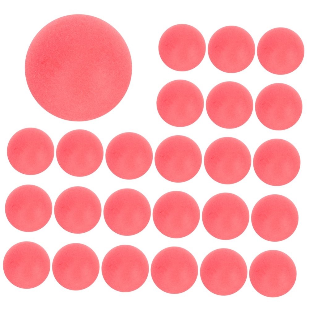 Parliky 100pcs Lottery Balls Dull Polished Party Activity Plastic Balls for Raffles Games and Home Decorations Reusable Table Tennis Props