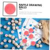 Parliky 100pcs Lottery Balls Dull Polished Party Activity Plastic Balls for Raffles Games and Home Decorations Reusable Table Tennis Props view 4