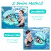 2026 Mambobaby Float, Baby Floats with Canopy for Infants 3-24 Months, Non-Inflatable Pool Floats with Adjustable Safety Strap & Upgrade Tail, Waist Swimming Ring for Toddler, Baby Green view 3