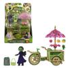 Mattel Universal Pictures Wicked Emerald City Dessert Cart Toy with Cart & Elphaba Small Doll & 7 Accessories, Inspired by The Movie view 1