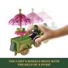 Mattel Universal Pictures Wicked Emerald City Dessert Cart Toy with Cart & Elphaba Small Doll & 7 Accessories, Inspired by The Movie view 3