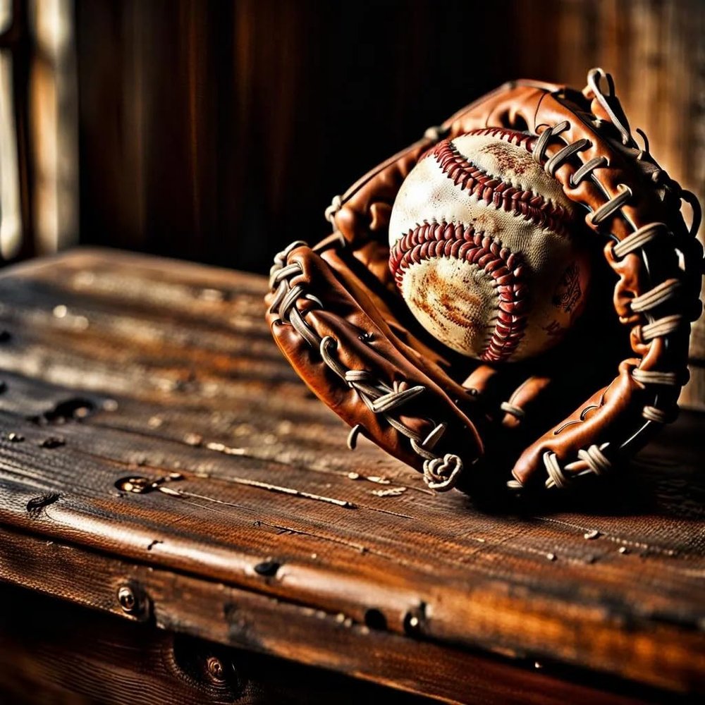 Baseball Glove Adult Child 300 Piece Wooden Puzzle Challenge Educational Fun Family Games Toy Birthday Gift
