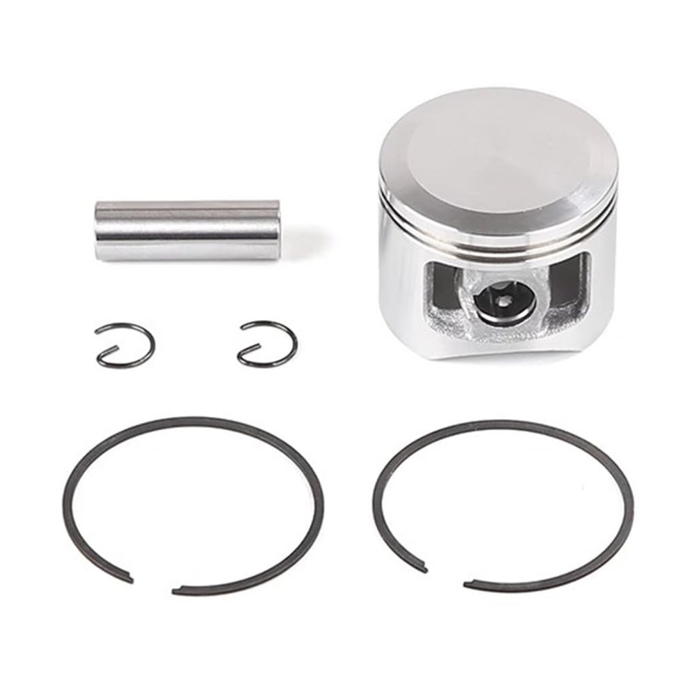 Caruner Metal 45CC Engine Dual Ring Piston Kit RC Replacement Parts for Rofun Rovan BAHA Baja 1/5 5B 5T 5SC RC Car