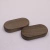 FQRDKT Wooden Base DIY Material Action Figure Display Base Artwork Display Stand Multifunctional for Collections Figures DIY Crafts, Dark Brown L view 3