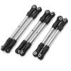 RC Car Parts for Traxxas for Slash 2WD 1/10 RC Car 1 Set Stainless Steel Turnbuckles Pull Rod Link Rod Steering Rod Set Upgrade Parts Accessories view 2