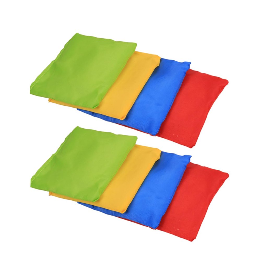 NAMOARLY 12pcs Nylon Bean Bag Toss Toys for Kids Small Bean Bags Game Beanbags for