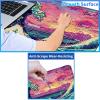 24" x 14" Zoned TCG Playmat, Non Slip Rubber MTG Game Mat, Japanese Waves view 3