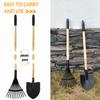 CHEERBANK Kids Gardening Tools Set, 8 Pieces, Wagon with Beach and Garden Tools, Shovel, Rake, Outdoor Toys for Kids 3-4 Years Old view 4