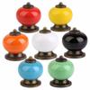 2PC VintaCeramic Door Knob Kids Children Bedroom Cupboard Cabinet Drawer Pull Handles With Screws Pulls Handle - (Color: White) view 2