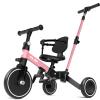 Glaf Tricycle for Toddlers 1-3 Toddler Bike with Push Handle 2-4 Years Baby Bike Toys for 2 Years Boys and Girls Balance Bike with Adjustable Seat Height and Backrest Birthday Gift (Pink view 1
