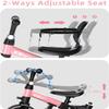 Glaf Tricycle for Toddlers 1-3 Toddler Bike with Push Handle 2-4 Years Baby Bike Toys for 2 Years Boys and Girls Balance Bike with Adjustable Seat Height and Backrest Birthday Gift (Pink view 4