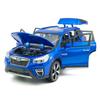 1:30 Scale 2021 Forester e-Boxer SUV Model Toy Car Metal Diecast Toy Vehicle, Doors Open, Light Sound, Pull Back, Toys for Boys Kids Gifts, Men Collection, Home Office Dcor, Blue view 4