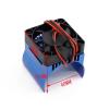 for Traxxas for E-Revo for E-Maxx for Summit 1/10 42mm Motor Cooling Fan Heat Sink RC Car Upgrade Parts Accessories RC Car Repair Kit(Blue) view 2