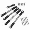 for Arrma for Infraction for Limitless for Felony 1/7 for Typhon 1/8 5pcs Steel Turnbuckles Camber Links Toe Links Set Linkage Upgrade Parts RC Car Repair Kit view 4