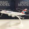1:500 Scale A380 British Airways Diecast Metal Aircraft Model, A380 Airbus Collector's Edition Airplane Model (A380 British Airways) view 2