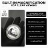 40mm Magnifying Coin Capsule | Premium Clear Coin Holder with Super Magnifying Effect for 1 Ounce Walking Liberty Coins | Protects & Enhances Coin Details | Pack of Ten (10) view 3