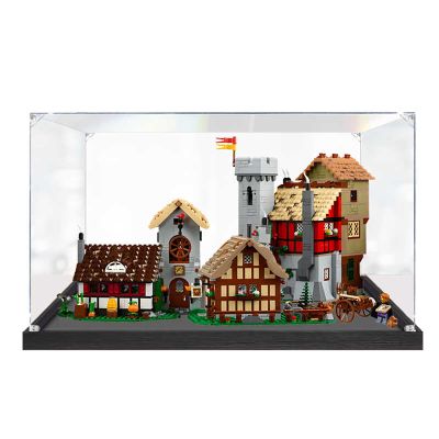 Acrylic Display Case for Le-go 10332 Medieval Town Square Model - Sturdy Protection for Your Collectible (Model Not Included), B-3mm