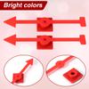 12pcs Arrow Game Spinners, Red Plastic Spinner Game Pointer Accessories for Classroom Board Game Spinners for Activities DIY Projects (Magnetic) view 3