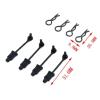 for Arrma for Mojave for Limitless 1/7 for Typhon for Kraton 1/8 8Pcs Rubber Body Clip Retainer Shell Fixed Buckle AR390178 RC Car RC Car Repair Kit view 3