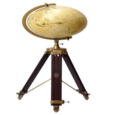 18 Inch World Globe with Tripod Stand Vintage Style Atlas Home Decor & Gift For Kids World Globe