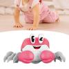 DYNWAVE Electric Animal Musical Toy Learning Walking Walking Animal Baby Toy Musical Crawling Toy for Fine Motor Birthday Flexibility, Pink view 2