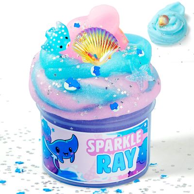 JOYIN Slime Party Favors, Cloudfin Manta Ray Slime - 8 oz., Soft, Non-Sticky, Mess-Free, Stress Relief, and Safe - Toys for Kids Classroom Reward, Boys and Girls Birthday Gifts