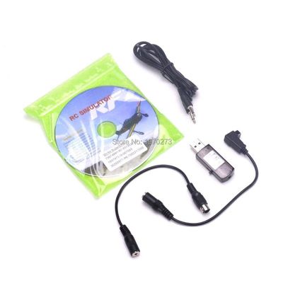 22 in 1 Simulater RC USB FMS Flight Simulator Cable for G7/ G6 G5.5 G5 5.0 FS-I6 FS-TH9X FS-T6 RC Transmitter Drones