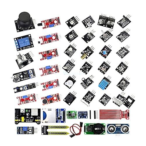 45 in 1 Sensors Modules Starter Kit for Mega 2560 Nano Better Than 37in1 Sensor kit 37 in 1 Sensor Kit DIY kit