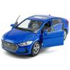 1:36 Scale Elantra Toy Car Model Metal Diecast Toy Vehicle, Doors Open Pull Back, Toys for Boys 3 4 5 6 7 Year Old Toddler Kids Gifts, Men Collection, Home Office Dcor Cake Topper, Blue view 4