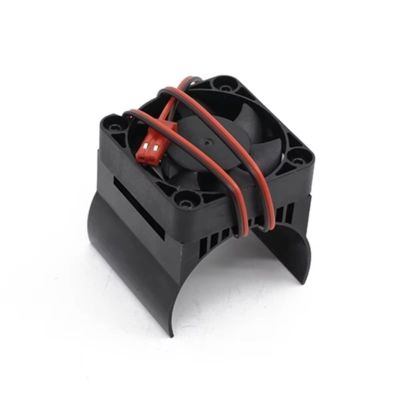 for Arrma for Kraton for Talion for Typhon 1/8 1 Pcs 42mm Motor Cooling Fan Heat Sink RC Car Upgrade Parts Accessories RC Car Repair Kit(Black)