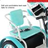 JIYIAN Red,16 inch, Dual Seat Tandem Tricycle,Pedal Tricycles 3 Wheeler Rickshaw Trikes with Sensitive Brake/Front Rear Basket and Passenger Seat,Toddler Cruiser Trike view 4