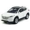 1:36 Scale Tucson Toy Car Model Metal Diecast SUV Toy Vehicle, Doors Open Pull Back, Toys for Boys 3 4 5 6 7 Year Old Toddler Kids Gifts, Men Collection, Home Office Dcor Cake Topper, White view 1