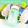 2 Packs Silicone Baby Bottle Sleeve with Handles for Dr. Brown Wide-Neck Glass Bottles 9oz, Silicone Sleeve Replacement for Dr. Brown Glass Bottles, Food-Grade, Dishwasher Freezer Microwave Safe view 3
