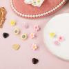 5 Pairs Kids Clip On Earrings for Girls, Flower Clip On Earrings 5 Styles Non Pierced Earrings with Ear Clip Pads Colorful Clip On Earring Sets for Girls Teen Princess Jewelry Accessories view 3