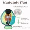 2026 Upgread Mambobaby Baby Pool Float with Canopy Non-Inflatable Solid Upgrade Soft Waterproof Skin-Friendly Fabric Materialfor 3-24 Months Age Boys Girls Toddlers Swim Ring(Avocado Green) view 2