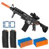 Electric Automatic Toy Gun for Guns Sniper Soft Bullets Shoot Faster Burst Soft Bullets Toy Gun for Boys,Toy Foam Blasters & Guns with 100 Toy Sniper Darts for Kids Black view 1