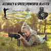 Electric Automatic Toy Gun for Guns Sniper Soft Bullets Shoot Faster Burst Soft Bullets Toy Gun for Boys,Toy Foam Blasters & Guns with 100 Toy Sniper Darts for Kids Black view 2