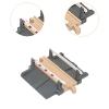 Garende Wooden Train Track Accessories,Railway Train Playset,Problem Solving Skills, Transformable Road and Railway Parts, for Kids, Roadblocks view 3