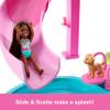 Barbie Dream Pool Playset with 6 Play Areas, Including Slide & Bubbling Hot Tub, Plus 20+ Accessories Like Pet, Floaties & More view 4