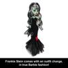Monster High x Barbie Frankie Stein Doll with Original Barbie-Inspired Swimsuit and Solo in The Spotlight Black Evening Dress and Accessories view 2