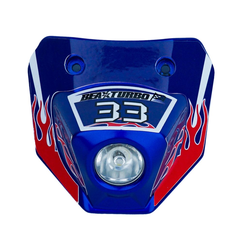 BEAXTURBO Racing Upgrades Parts High Brightness Headlights Enduro Light kit for losi promoto mx 1/4 (Blue)